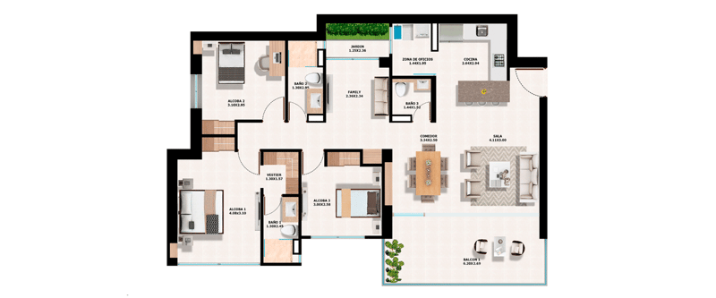 Townhouse_Tipo01_122,57