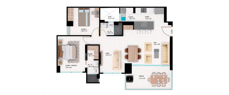 Townhouse_Tipo01_97,25M2